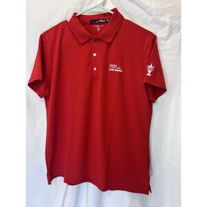 Ralph Lauren RLX Polo Shirt Womens M Classic‎ Fit Wicking Golf RSM Classic Red